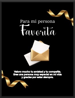 Tarjeta Prediseñada AMISTAD para CAJAREG